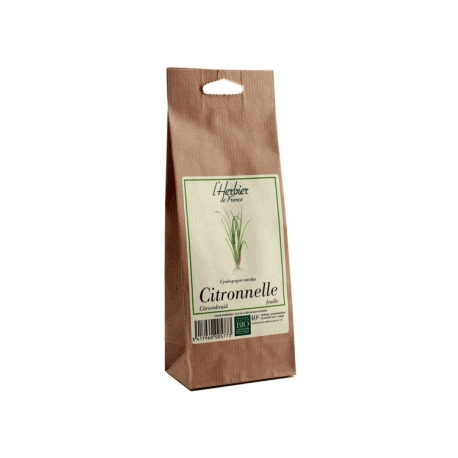 L'herbier -- EOL Feuilles de citronnelle bio (origine UE, Hors UE) - 40 g