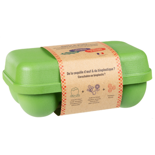 Boîte 6 œufs coquille (vert) - 1