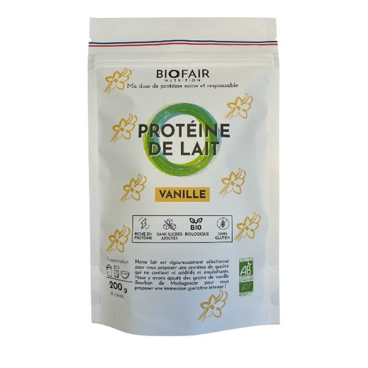 Protéine de lait bio vanille - 1