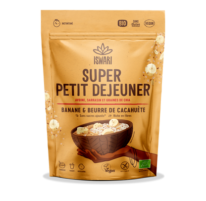 Iswari -- Super petit déjeuner banane et beurre de cacahuètes